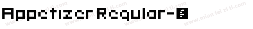 Appetizer Regular字体转换